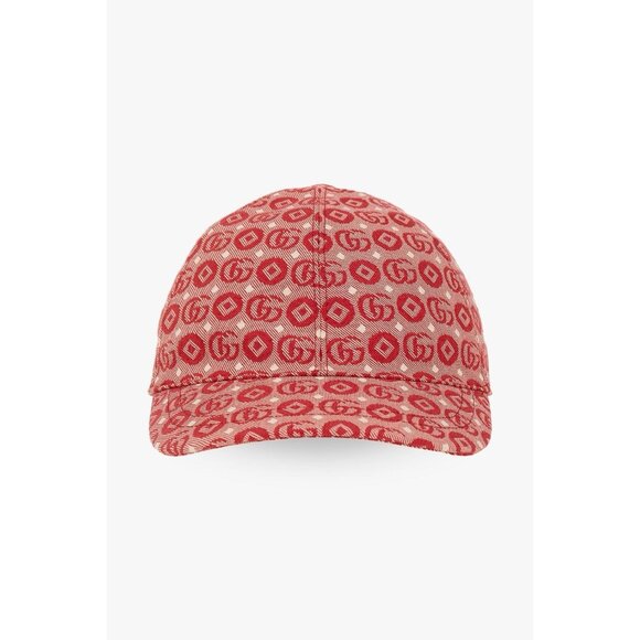 NWT GUCCI Baseball Cap Hat Kids Girls Red Sz M GG